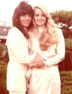 Rudy Sarzo and Rebecca Garrard