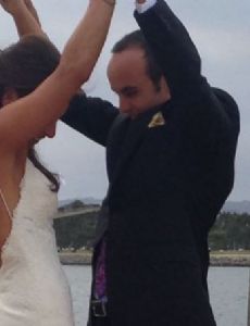 Landon Donovan and Hannah Bartell