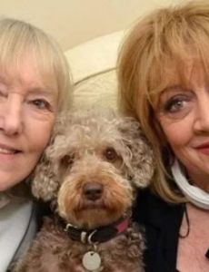 Amanda Barrie and Hilary Bonner