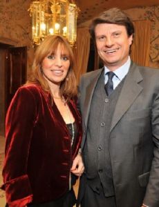 Alessandra Mussolini and Mauro Floriani
