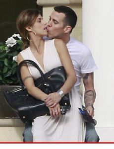 Steve-O and Elisabetta Canalis
