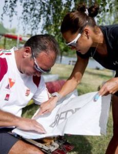 Katalin Kovács and Ferenc Csipes