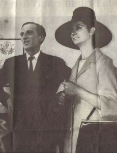 April Ashley and Arthur Corbett, 3rd Baron Rowallan