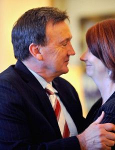 Julia Gillard and Tim Mathieson