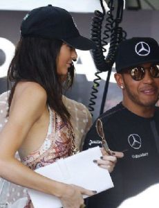 Lewis Hamilton and Kendall Jenner