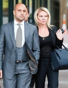 Louise Adams and Darren Flood