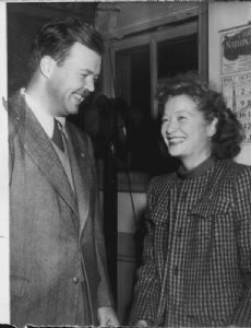 Miriam Hopkins and Raymond B. Brock