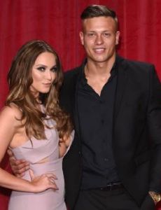 Vicky Pattison and Alex Bowen (model)