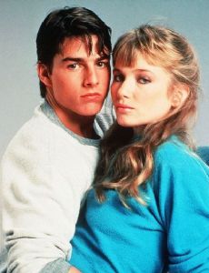 Rebecca De Mornay and Tom Cruise