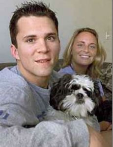 Martin St. Louis and Heather Coragol
