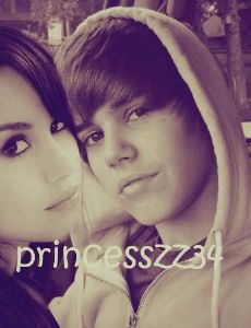 Justin Bieber and Demi Lovato