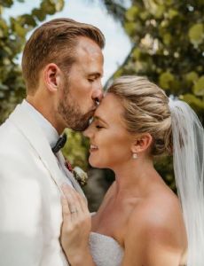 Harry Kane and Katie Goodland