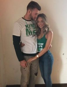 Hailie Jade Mathers and Evan McClintock