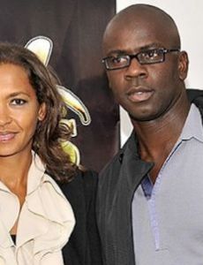 Lilian Thuram and Karine Le Marchand