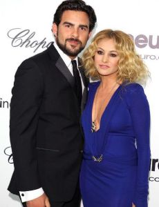 Paulina Rubio and Gerardo Bazua