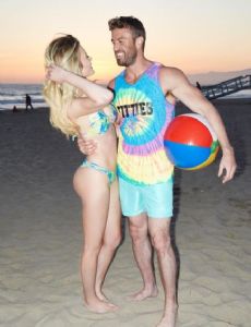 Chad Johnson and Zoe Baron