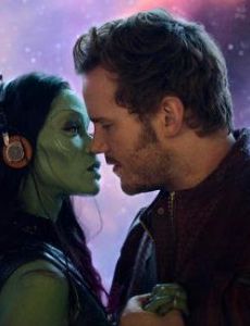 Chris Pratt and Zoe Saldana