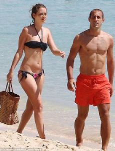Pablo Zabaleta and Christel Castano