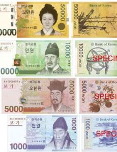 South Korean won