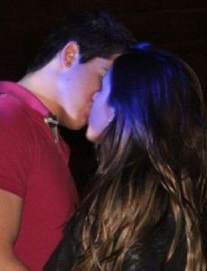 Enzo Celulari and Rafaella Rique