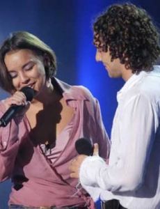 David Bisbal and Chenoa
