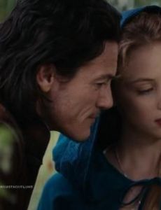 Luke Evans and Sarah Gadon