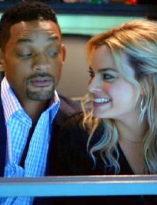 Margot Robbie and Will Smith