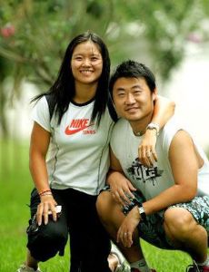Li Na and Shan Jiang