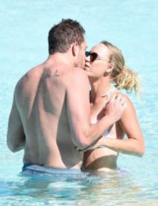 Caroline Wozniacki and David Lee
