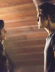 Paul Wesley and Janina Gavankar