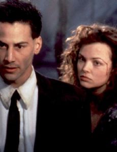 Keanu Reeves and Dina Meyer