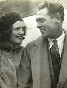 Janet Gaynor and Jesse Lydell Peck
