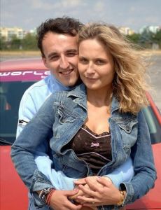 Robert Kubica and Edyta Witas