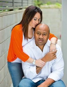 Jonah Lomu and Nadene Quirk