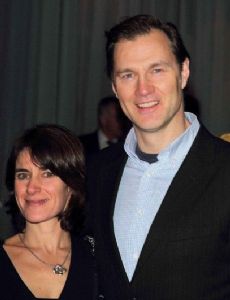 David Morrissey and Esther Freud