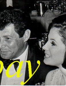 Barbara Parkins and Eddie Fisher