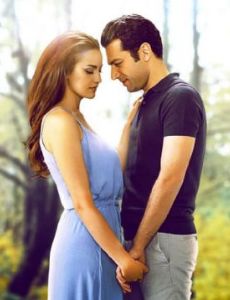 Murat Yildirim and Fahriye Evcen