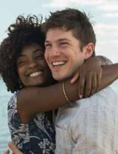 Erika Januza and Caio Paduan