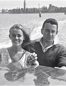 Jeanne Moreau and Louis Malle