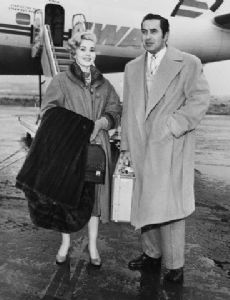 Tyrone Power and Zsa Zsa Gabor