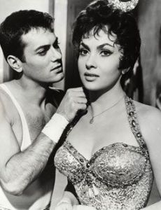 Gina Lollobrigida and Tony Curtis