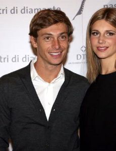 Nicoletta Romanoff and Giorgio Pasotti