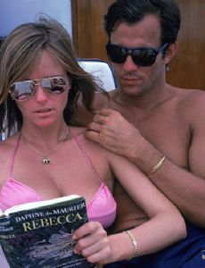 Cheryl Tiegs and Peter Beard
