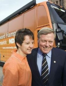 Howard Hampton and Shelley Martel