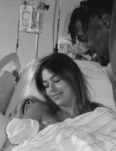 Antonio Brown and Cydney Moreau