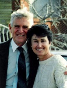 Liz Harris and Leonard Teale