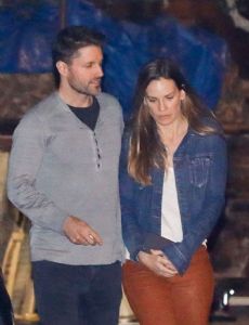 Hilary Swank and Philip Schneider