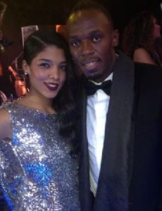 Usain Bolt and Nailah Dillard