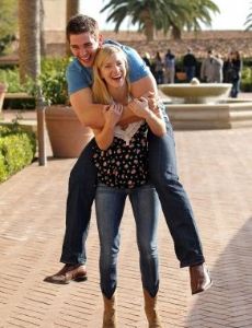 Heather Morris and Taylor Hubbell