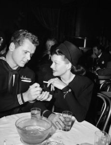 June Horne and Jackie Cooper